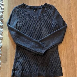 Talbots Dark Gray Textured Women's Sweater